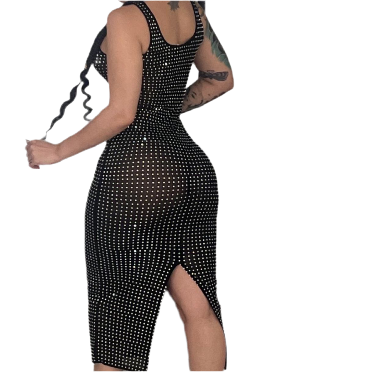 Rhinestones Dress